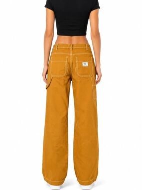 BDG UO Mustard Canvas Carpenter Utility Skater Grunge Pants Y2K Pants Size 27